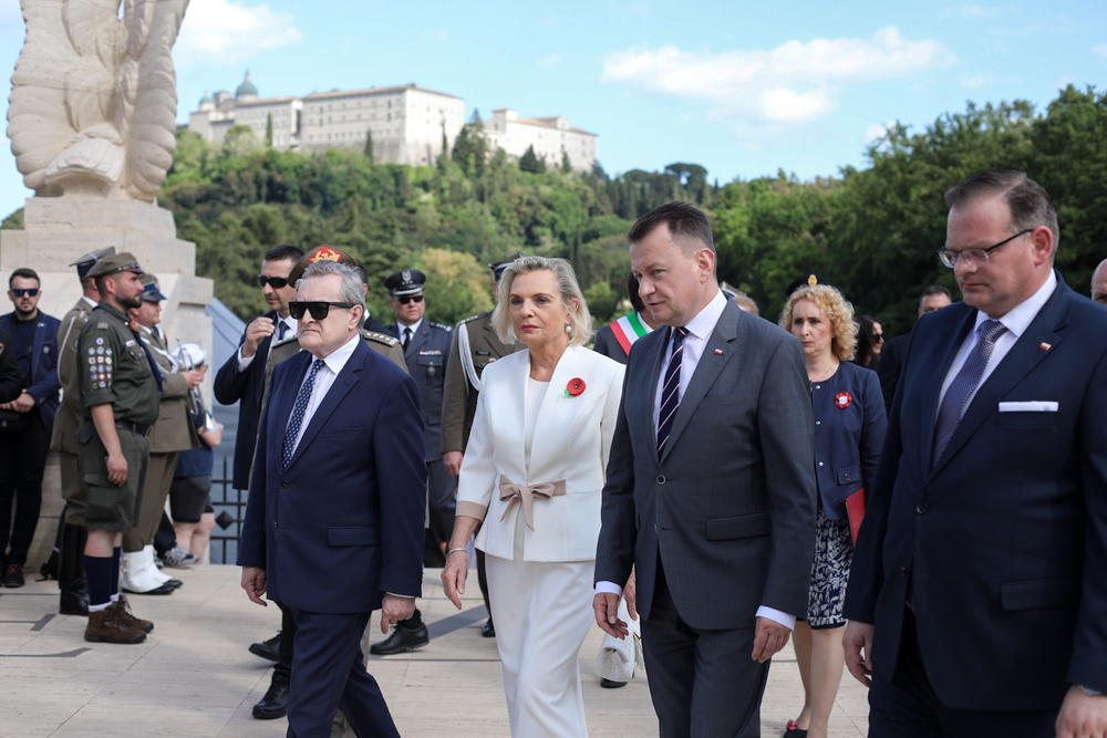 Uroczystości na Polskim Cmentarzu Wojennym na Monte Cassino – 18 maja 2022. Fot. Sławek Kasper (IPN)