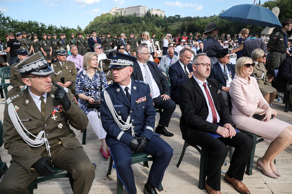 Uroczystości na Polskim Cmentarzu Wojennym na Monte Cassino – 18 maja 2022. Fot. Sławek Kasper (IPN)