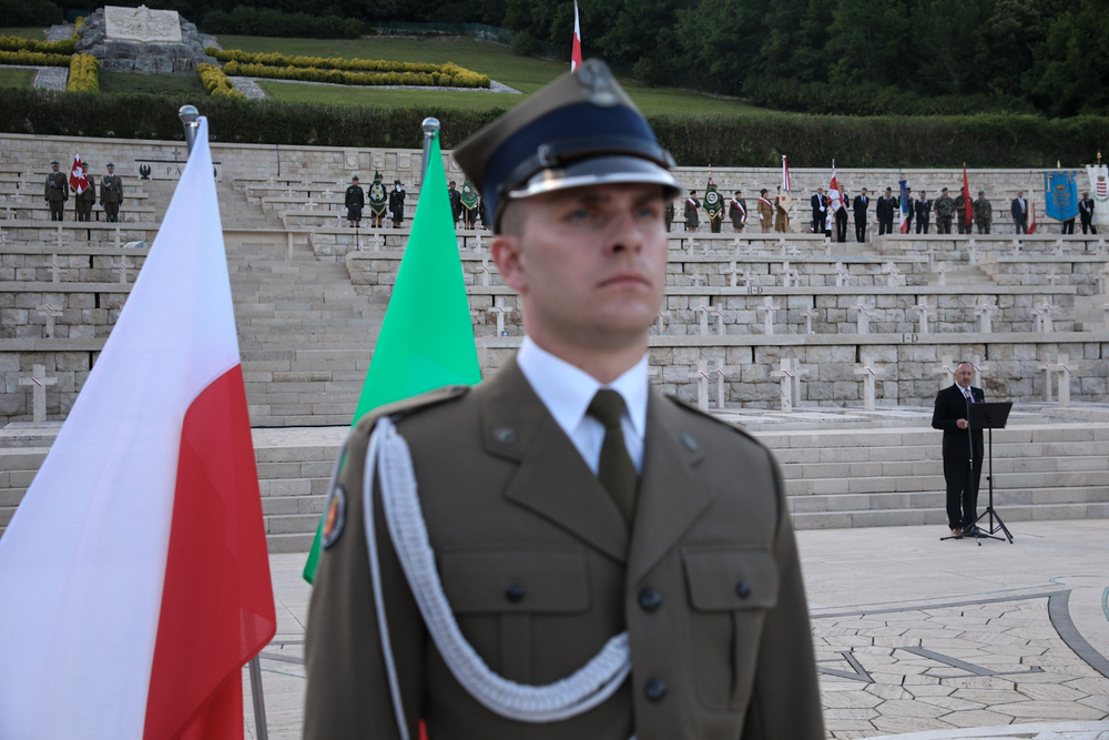 Uroczystości na Polskim Cmentarzu Wojennym na Monte Cassino – 18 maja 2022. Fot. Sławek Kasper (IPN)