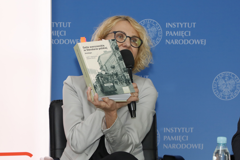 Prezentacja antologii „Getto warszawskie w literaturze polskiej” – 18 maja 2022. Fot. Piotr Życieński (IPN)
