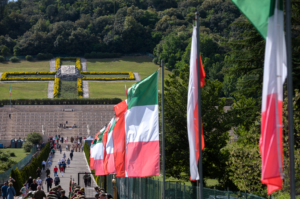 Uroczystości na Polskim Cmentarzu Wojennym na Monte Cassino – 18 maja 2022. Fot. Sławek Kasper (IPN)