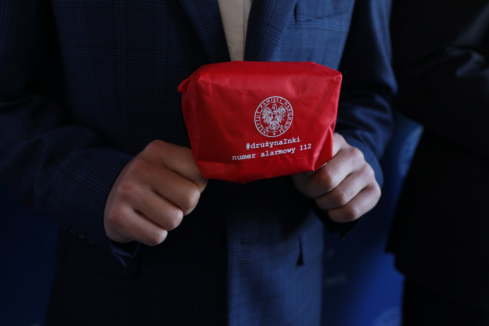 Konferencja prasowa dotycząca projektu #DruzynaInki – Podjazy, 23 maja 2022. Fot. Mikołaj Bujak (IPN)