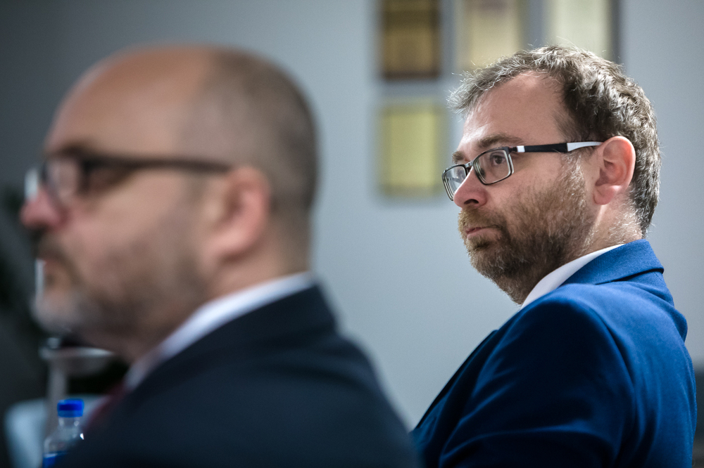 Dr Peter Jašek, dyrektor Centrum Badawczego. Fot. Sławek Kasper (IPN)