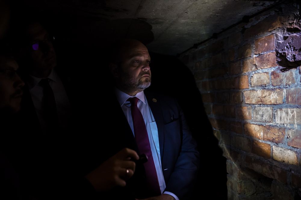 Wizyta delegacji słowackiej w Izbie Pamięci Strzelecka 8. Fot. Sławek Kasper (IPN)