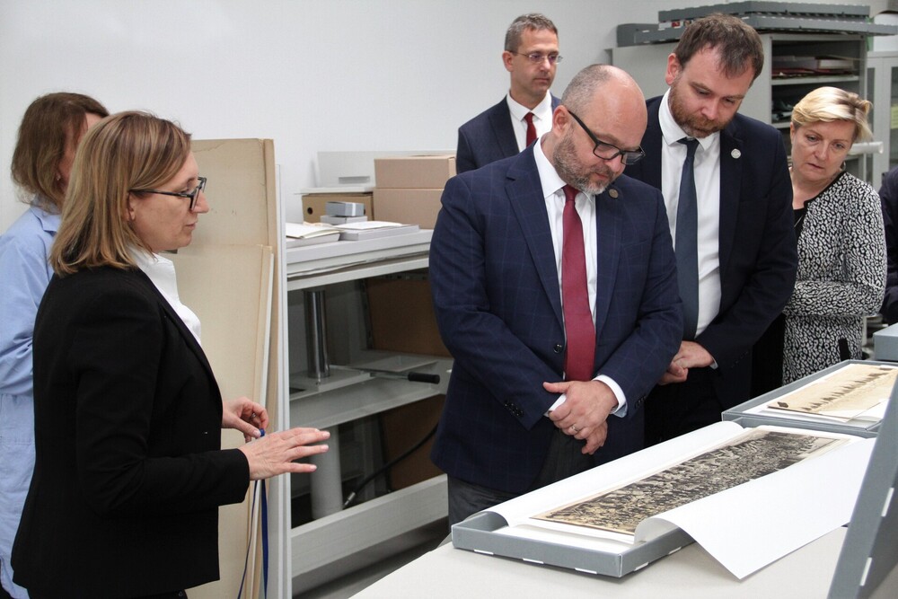 Wizyta delegacji ÚPN w Archiwum IPN – Warszawa, 25 maja 2022. Fot. Maciej Dmowski (IPN)