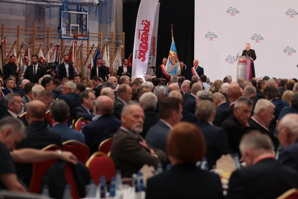 XXX Krajowy Zjazd Delegatów NSZZ „Solidarność” w Zakopanem – 26 maja 2022. Fot. Mikołaj Bujak (IPN)