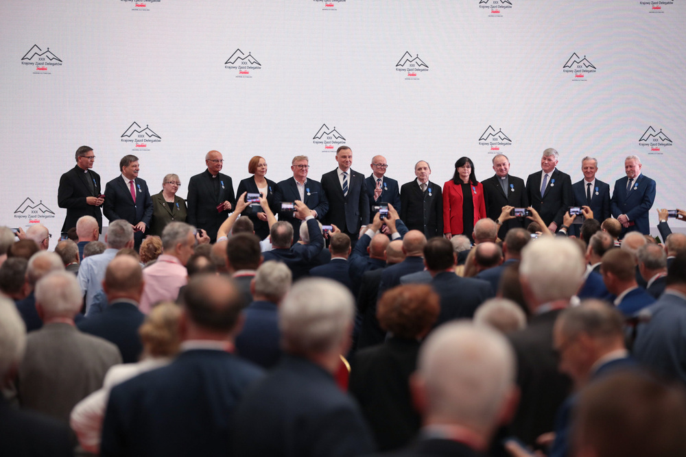 XXX Krajowy Zjazd Delegatów NSZZ „Solidarność” w Zakopanem – 26 maja 2022. Fot. Mikołaj Bujak (IPN)