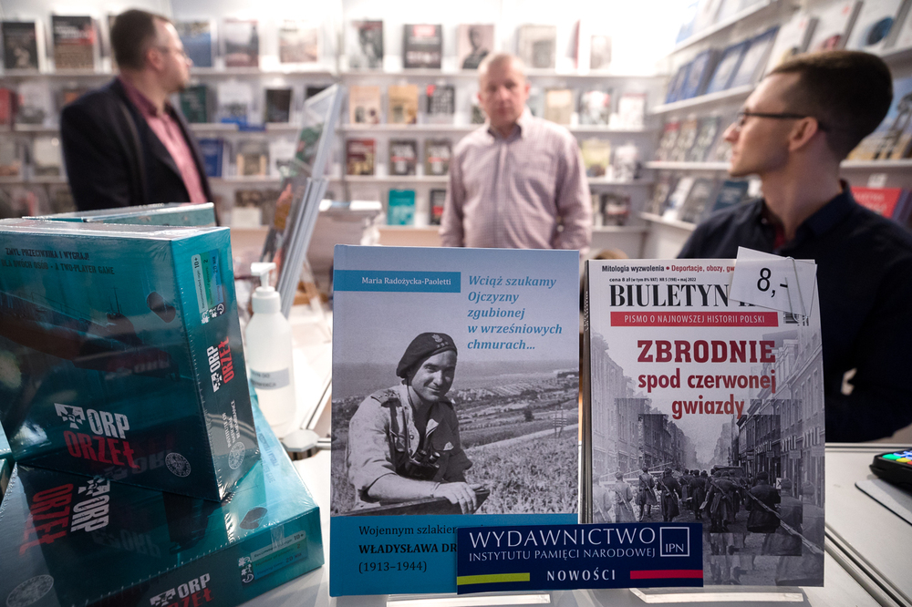 Wydawnictwo IPN na Targach Książki w Warszawie – 26–29 maja 2022. Fot. Sławek Kasper (IPN)