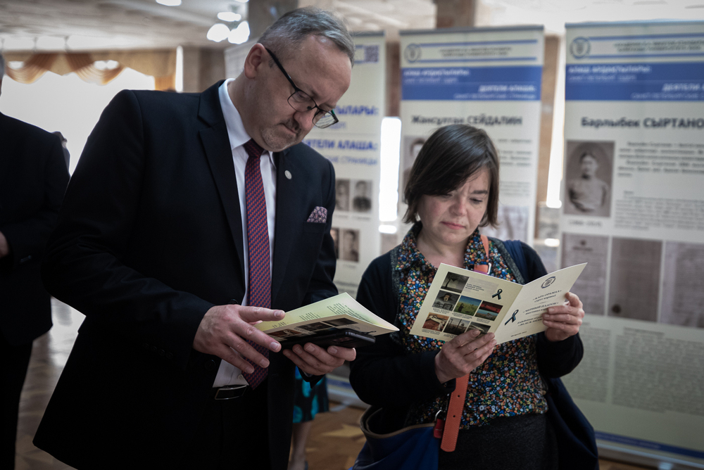 Obchody Dnia Pamięci Ofiar Represji Politycznych na Uniwersytecie Buketova w Karagandzie – 31 maja 2022. Fot Sławek Kasper (IPN)