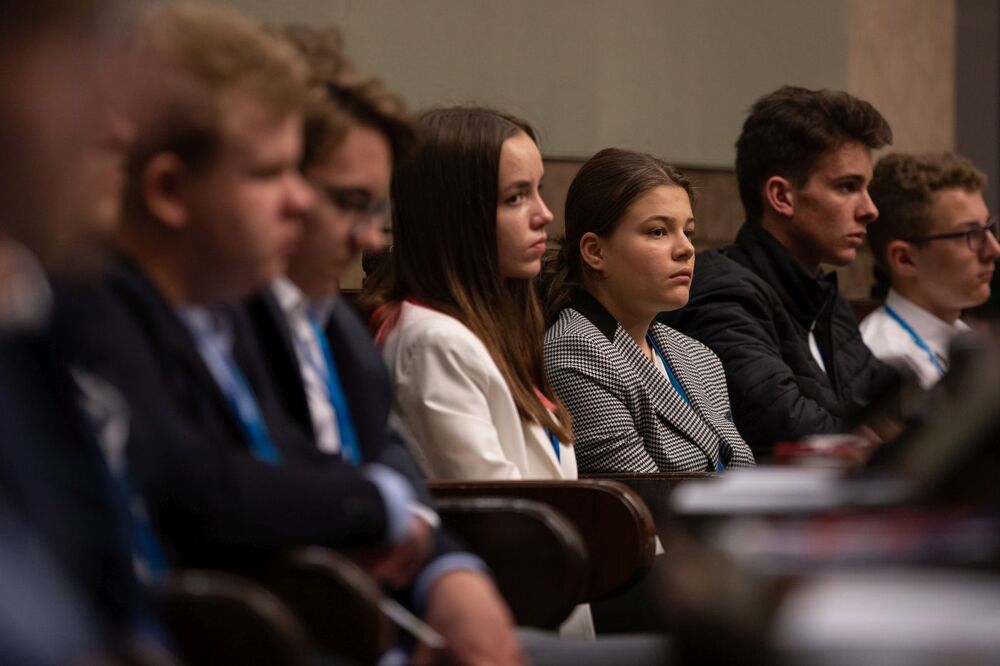 XXVIII sesja Sejmu Dzieci i Młodzieży – 1 czerwca 2022. Fot. Mikołaj Bujak (IPN)