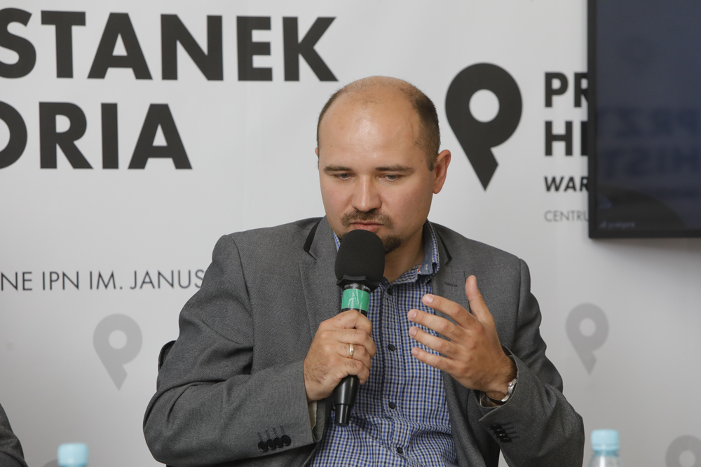 Dr Kamil Dworaczek. Dyskusja „Solidarność Walcząca – fenomen czy »zwyczajna« opozycja?” – Warszawa, 1 czerwca 2022. Fot. Piotr Życieński (IPN)