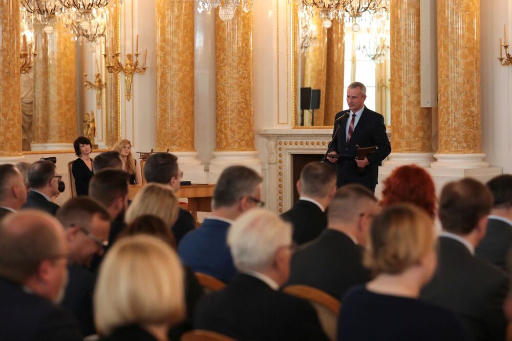 Waldemar Kowalski, laureat nagrody IPN „Kustosz Pamięci Narodowej” – Warszawa, 2 czerwca 2022. Fot. Mikołaj Bujak (IPN)