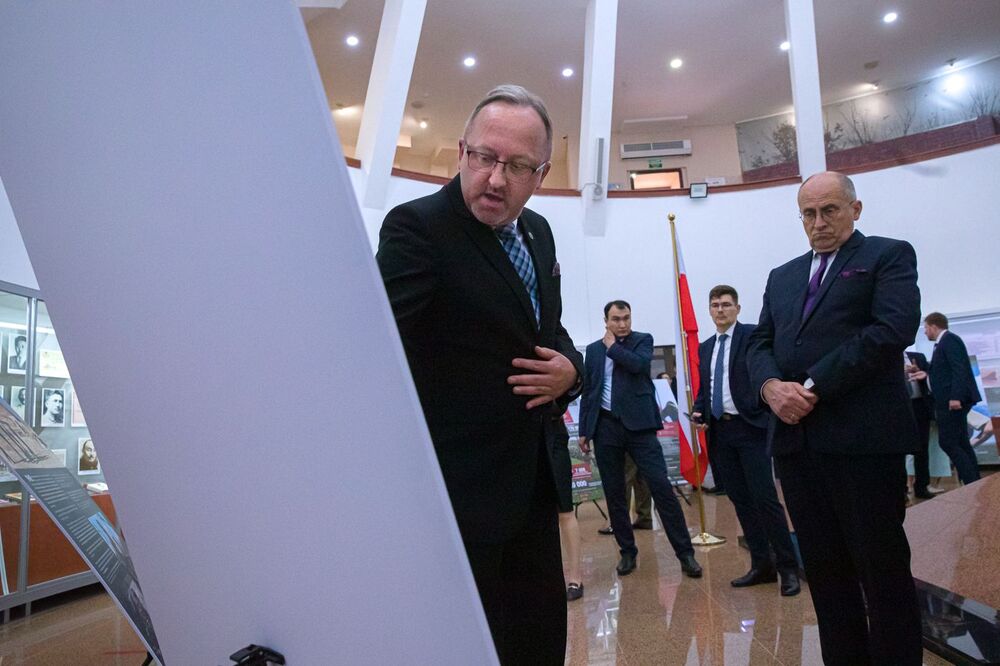 Otwarcie wystawy IPN „Szlaki Nadziei” w Kazachstanie – 2 czerwca 2022. Fot. Sławek Kasper (IPN)