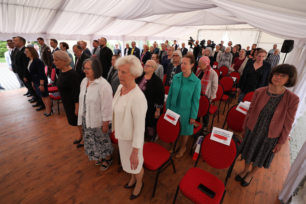 Uroczystość wręczenia Krzyży Wolności i Solidarności – Warszawa, 4 czerwca 2022. Fot. Mikołaj Bujak (IPN)