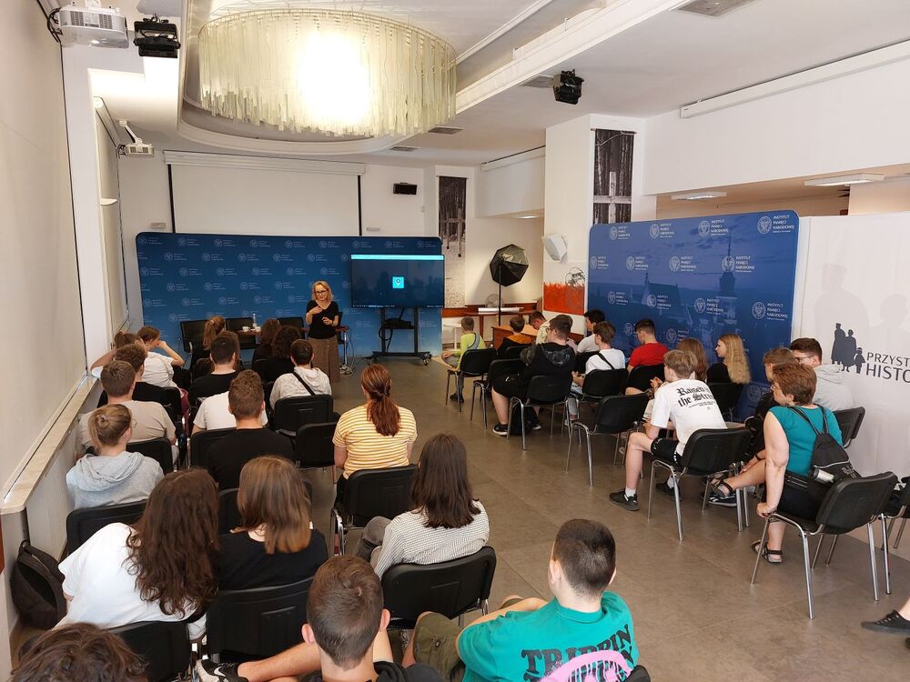 Mobilne gry miejskie Archiwum IPN – 6–7 czerwca 2022. Fot. Paweł Zielony (IPN)