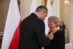 Uroczystość wręczenia Krzyży Wolności i Solidarności – Warszawa, 13 czerwca 2022. Fot. Mikołaj Bujak (IPN)