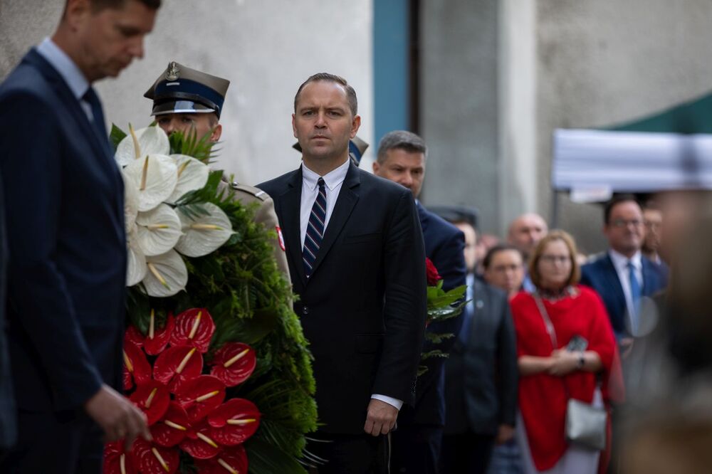 Prezes Instytutu Pamięci Narodowej dr Karol Nawrocki. Konferencja dla nauczycieli „Historia i teraźniejszość” – Warszawa, 14 czerwca 2022. Fot. Mikołaj Bujak (IPN)