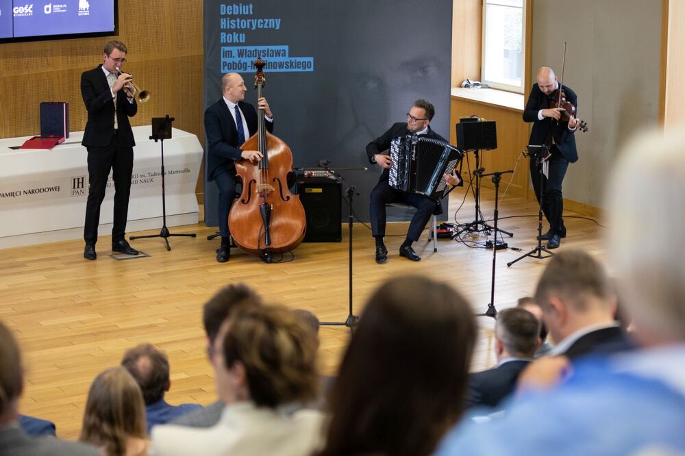 Wręczenie nagród w konkursie Najlepszy Debiut Historyczny Roku w zakresie historii najnowszej za rok 2021 – Warszawa, 14 czerwca 2022. Fot. Mikołaj Bujak (IPN)