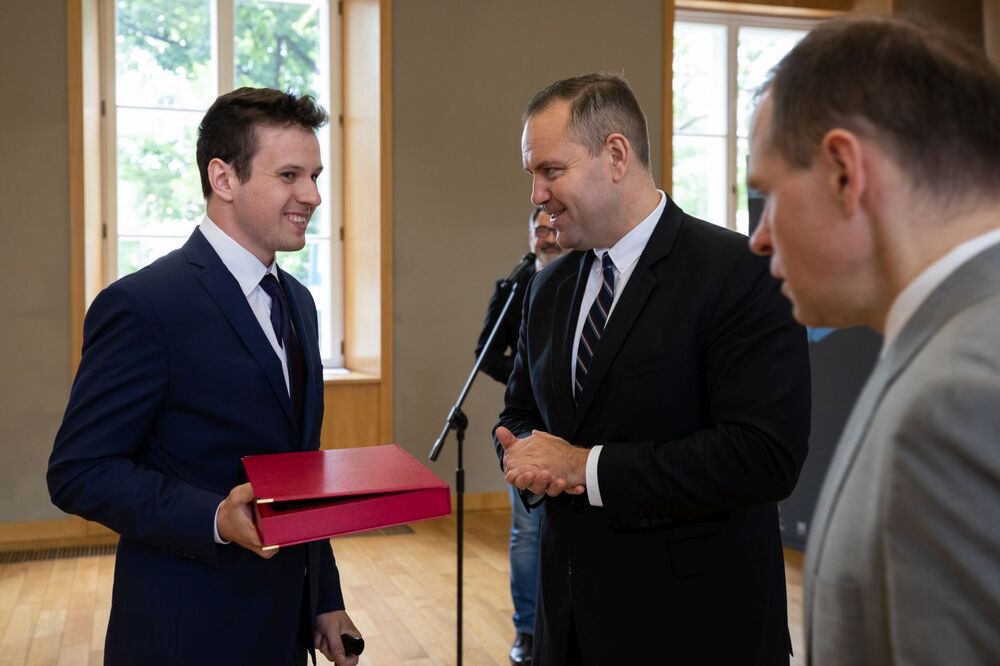 Wręczenie nagród w konkursie Najlepszy Debiut Historyczny Roku w zakresie historii najnowszej za rok 2021 – Warszawa, 14 czerwca 2022. Fot. Mikołaj Bujak (IPN)