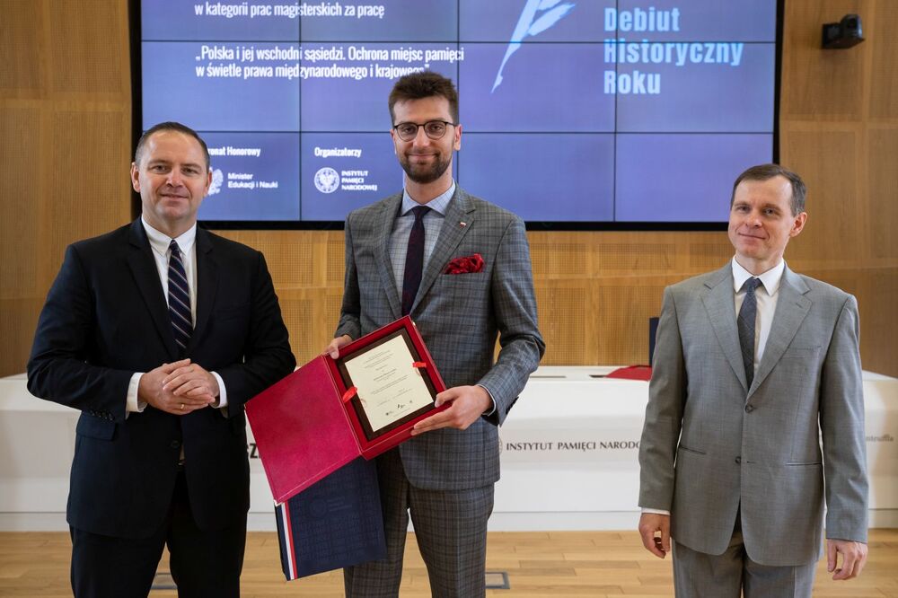 Wręczenie nagród w konkursie Najlepszy Debiut Historyczny Roku w zakresie historii najnowszej za rok 2021 – Warszawa, 14 czerwca 2022. Fot. Mikołaj Bujak (IPN)