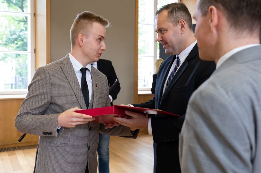 Wręczenie nagród w konkursie Najlepszy Debiut Historyczny Roku w zakresie historii najnowszej za rok 2021 – Warszawa, 14 czerwca 2022. Fot. Mikołaj Bujak (IPN)