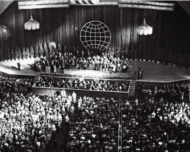 Plenum Kongresu Intelektualistów Wrocław 1948 r. (domena publiczna)