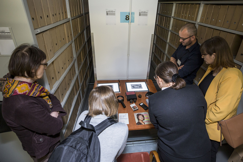 Wizyta przedstawicieli SGH w Archiwum IPN – Warszawa, 14 czerwca 2022. Fot. Katarzyna Adamów (AIPN)