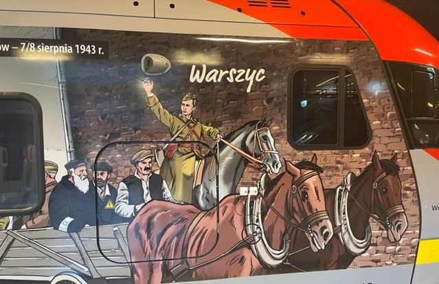 Inauguracja pociągu ŁKA „Warszyc” – Radomsko, 15 czerwca 2022. Fot. Rafał Leśkiewicz (IPN)