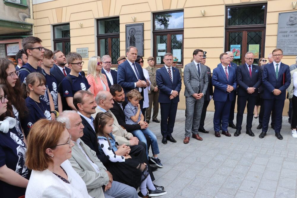 Prezentacja wystawy „Stanisław Sojczyński (1910–1947) – nauczyciel, żołnierz, konspirator” – Radomsko, 15 czerwca 2022. Fot. Jacek Trajdos (IPN)