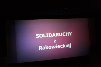 „Solidaruchy z Rakowieckiej” – plakat filmu