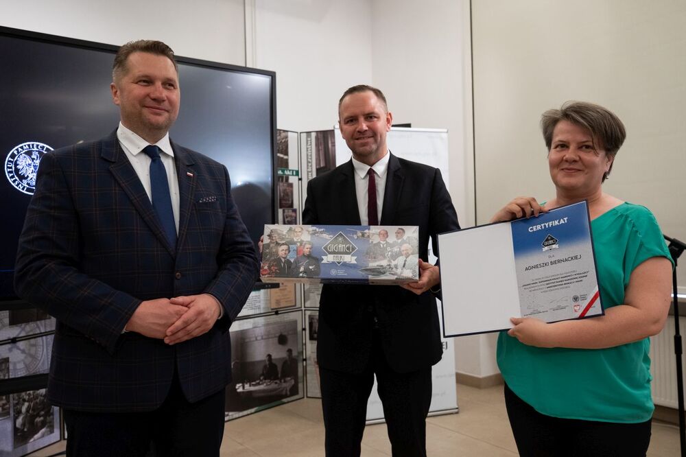 Finał cyklu szkoleń dla nauczycieli „Giganci nauki. Zapomniani polscy naukowcy i wynalazcy” – Warszawa, 22 czerwca 2022. Fot. Mikołaj Bujak (IPN)