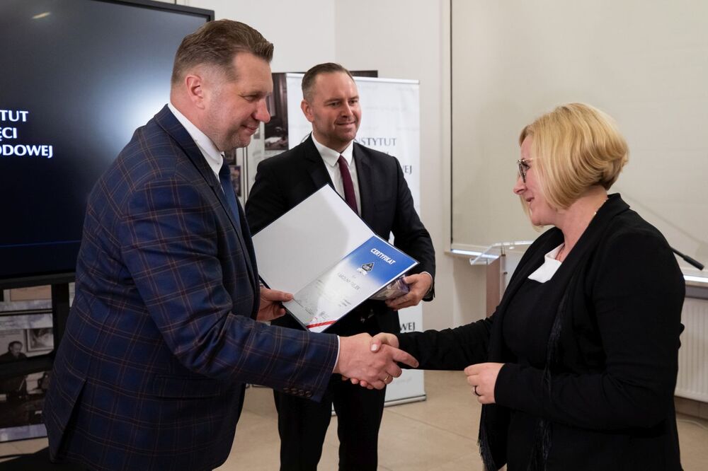 Finał cyklu szkoleń dla nauczycieli „Giganci nauki. Zapomniani polscy naukowcy i wynalazcy” – Warszawa, 22 czerwca 2022. Fot. Mikołaj Bujak (IPN)