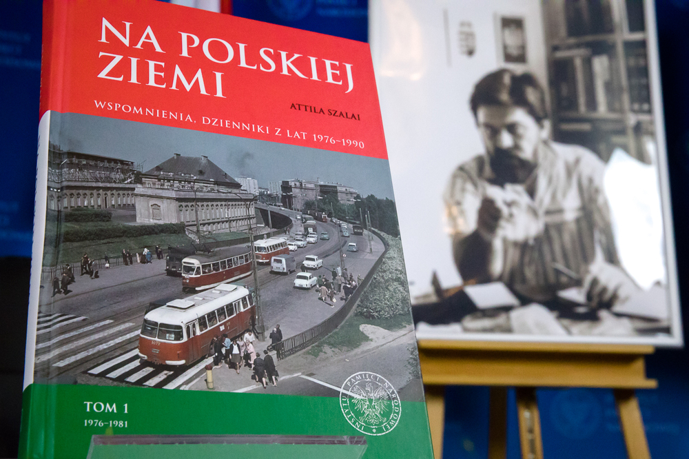 Prezentacja książki Attili Szalaiego „Na polskiej ziemi. Wspomnienia, dzienniki z lat 1976–1990” – Warszawa, 22 czerwca 2022. Fot. Sławek Kasper/IPN