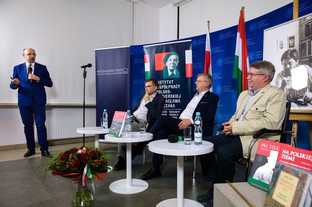 Prezentacja książki Attili Szalaiego „Na polskiej ziemi. Wspomnienia, dzienniki z lat 1976–1990” – Warszawa, 22 czerwca 2022. Fot. Sławek Kasper (IPN)