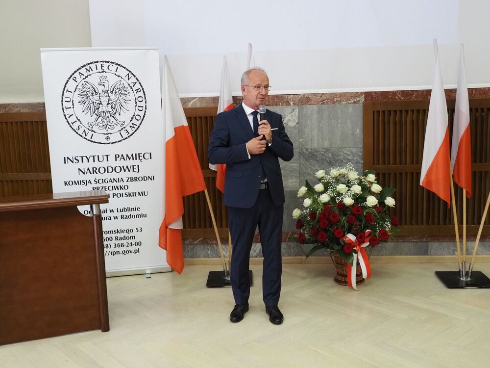 Uroczystość wręczenia Krzyży Wolności i Solidarności działaczom opozycji niepodległościowej z lat 1976–1989 – Radom, 24 czerwca 2022. Fot. IPN