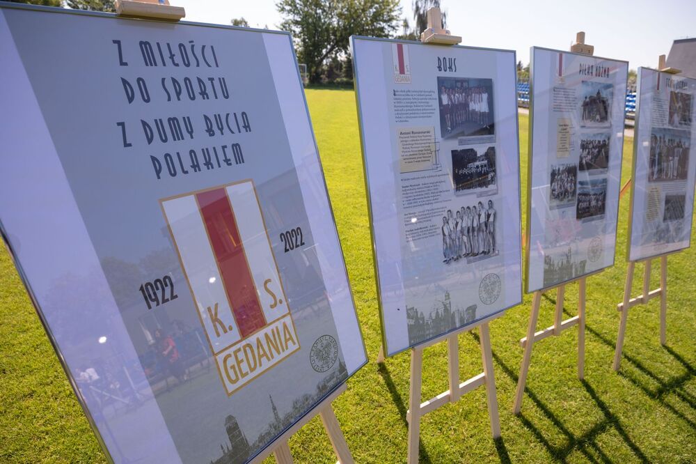 Konferencja prasowa w związku ze stuleciem KS Gedania – Gdańsk, 27 czerwca 2022. Fot. Mikołaj Bujak (IPN)