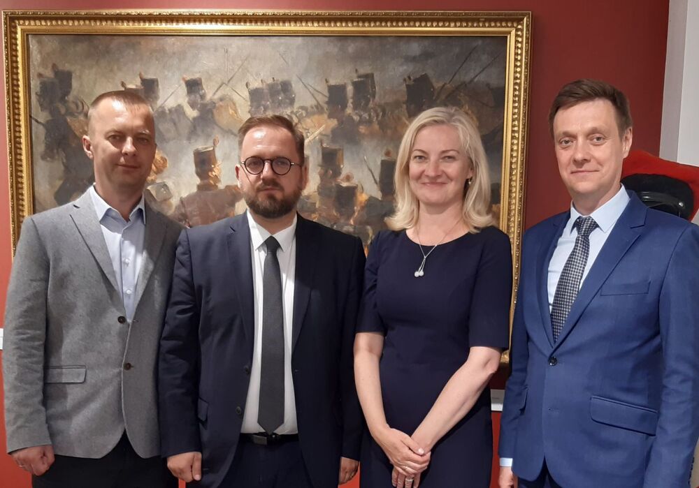 Przedstawiciele Archiwum IPN z wizytą w Budapeszcie. Fot. AIPN