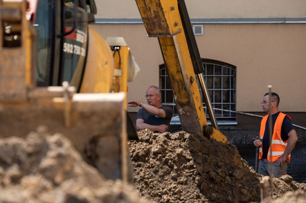 8. etap prac Biura Poszukiwań i Identyfikacji IPN przy Rakowieckiej 37 – Warszawa, 28 czerwca 2022. Fot. Mikołaj Bujak (IPN)