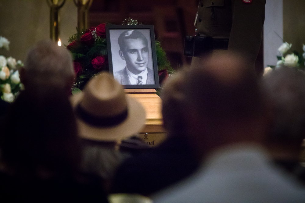 Pożegnanie Józefa Walaszczyka, Sprawiedliwego wśród Narodów Świata – Warszawa, 28 czerwca 2022. Fot. Sławek Kasper (IPN)