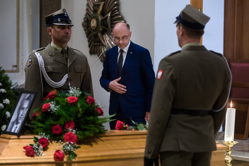 Pożegnanie Józefa Walaszczyka, Sprawiedliwego wśród Narodów Świata – Warszawa, 28 czerwca 2022. Fot. Sławek Kasper (IPN)