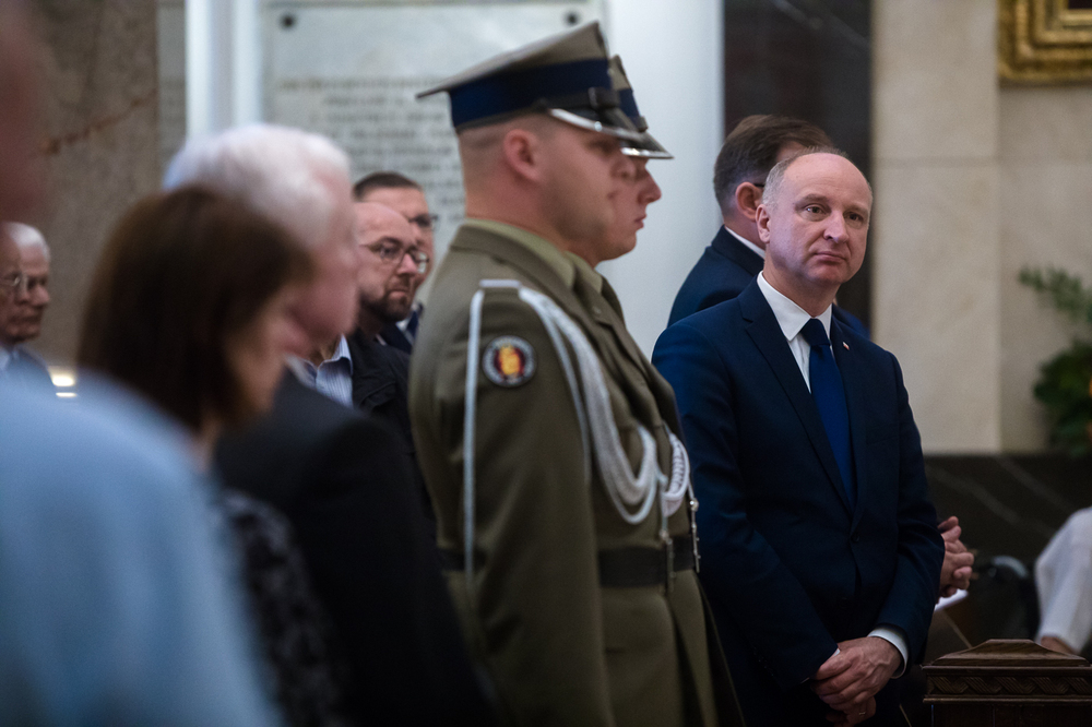 Pożegnanie Józefa Walaszczyka, Sprawiedliwego wśród Narodów Świata – Warszawa, 28 czerwca 2022. Fot. Sławek Kasper (IPN)