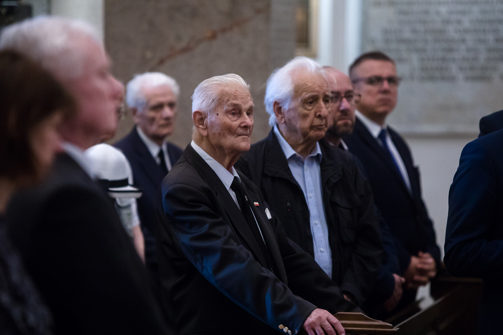 Pożegnanie Józefa Walaszczyka, Sprawiedliwego wśród Narodów Świata – Warszawa, 28 czerwca 2022. Fot. Sławek Kasper (IPN)