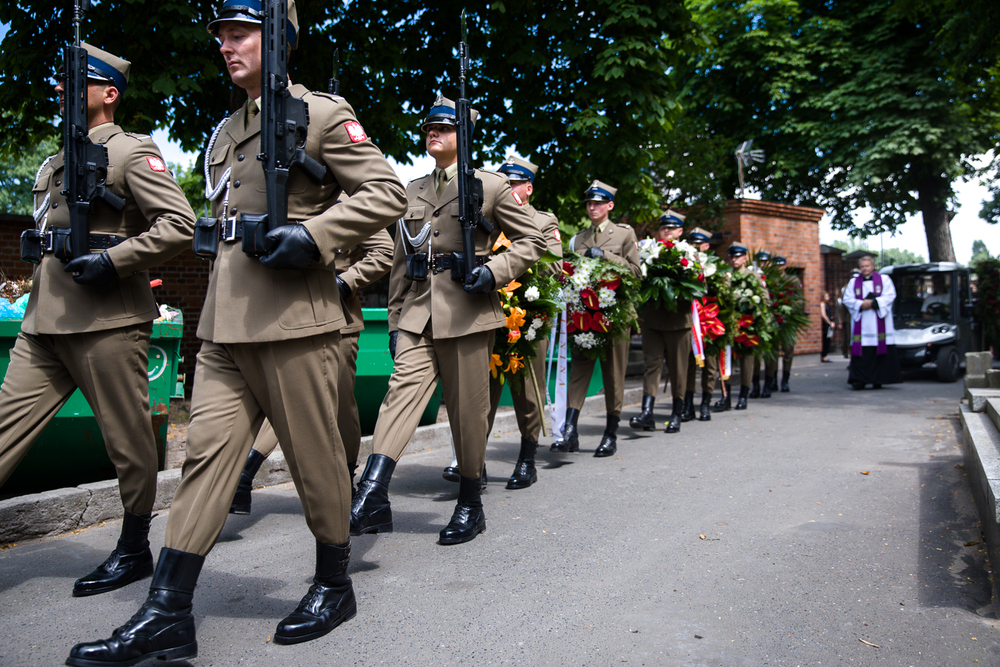 Pożegnanie Józefa Walaszczyka, Sprawiedliwego wśród Narodów Świata – Warszawa, 28 czerwca 2022. Fot. Sławek Kasper (IPN)