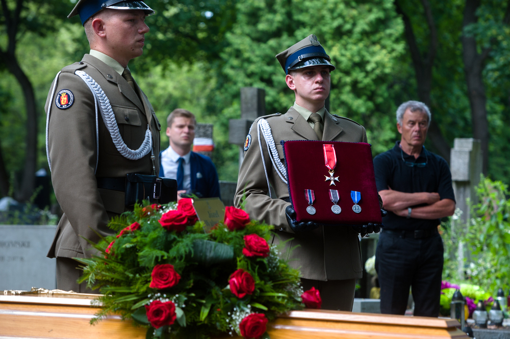 Pożegnanie Józefa Walaszczyka, Sprawiedliwego wśród Narodów Świata – Warszawa, 28 czerwca 2022. Fot. Sławek Kasper (IPN)