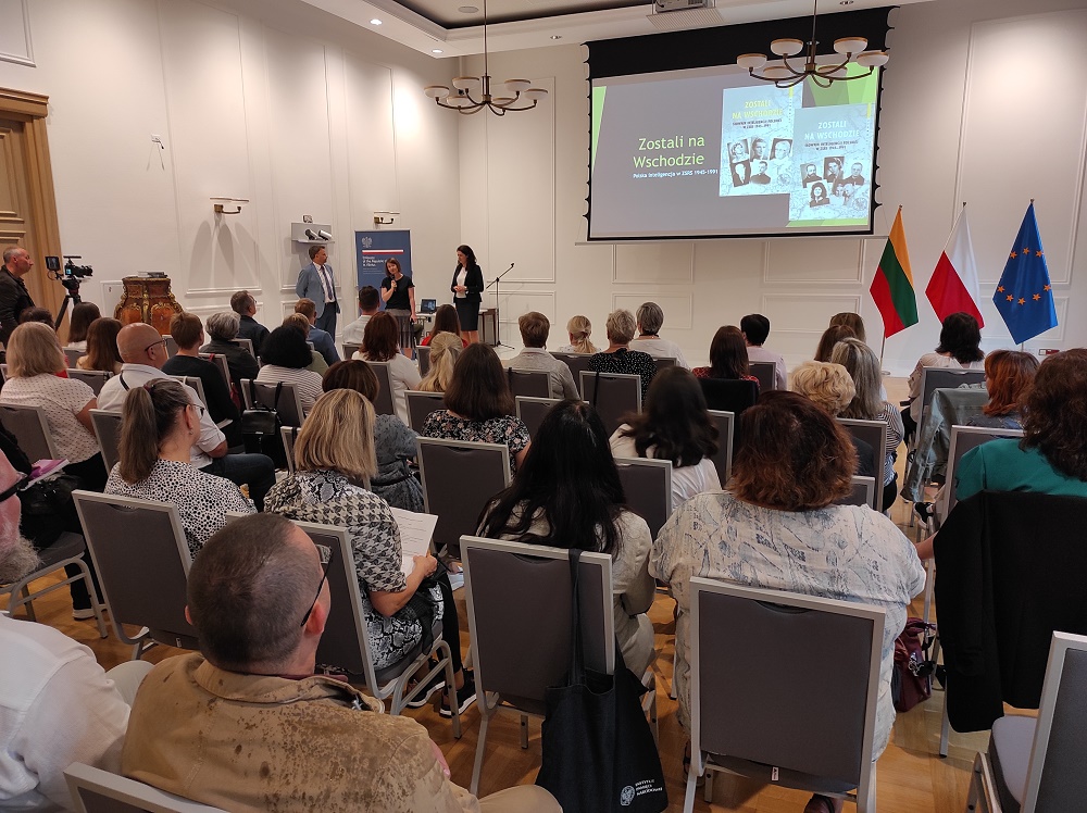 XVI Polonijne spotkania z historią najnowszą, Ambasada RP w Wilnie. Fot. Mateusz Marek (IPN)