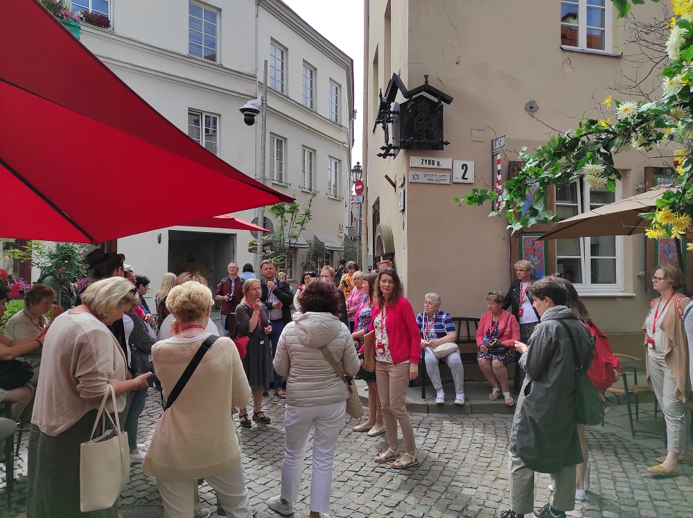 XVI Polonijne spotkania z historią najnowszą, Dawna dzielnica żydowska Wilna. Fot. Mateusz Marek (IPN)