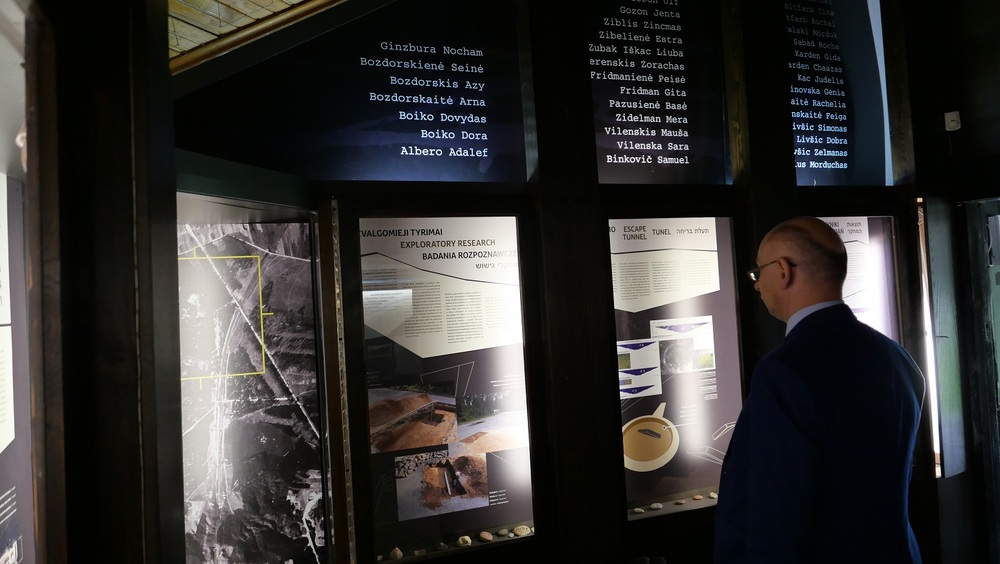 Wizyta wiceprezesa IPN dr. Mateusza Szpytmy w Muzeum Pamięci w Ponarach – 10 lipca 2022. Fot. Katarzyna Pronobis (IPN)