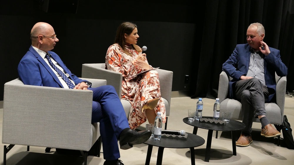 Dyskusja poświęcona zbrodni w Ponarach – Wilno, 10 lipca 2022. Fot. Katarzyna Pronobis (IPN)