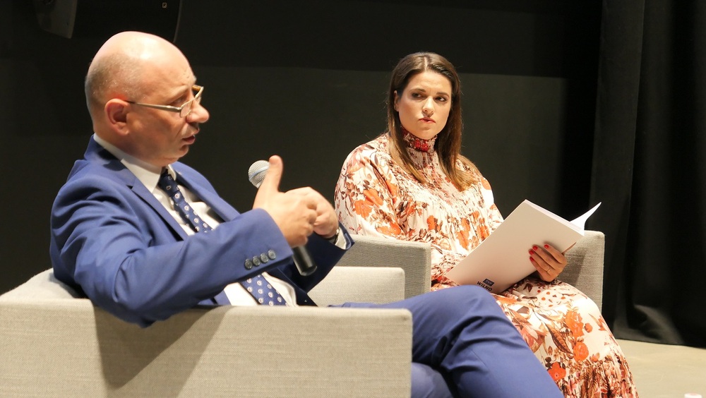 Dyskusja poświęcona zbrodni w Ponarach – Wilno, 10 lipca 2022. Fot. Katarzyna Pronobis (IPN)