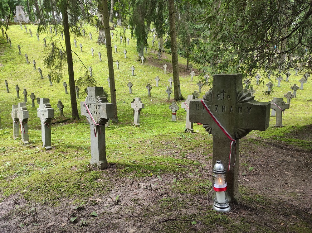 XVI Polonijne spotkania z historią najnowszą, cmentarz na Antokolu. Fot. Mateusz Marek (IPN)